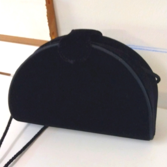 Magid Vintage Velvet Evening Bag Purse Crossbody Small - Picture 5 of 10